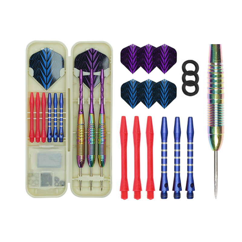 BL-1539 Juego de dardos con punta de acero inoxidable de color 22 g